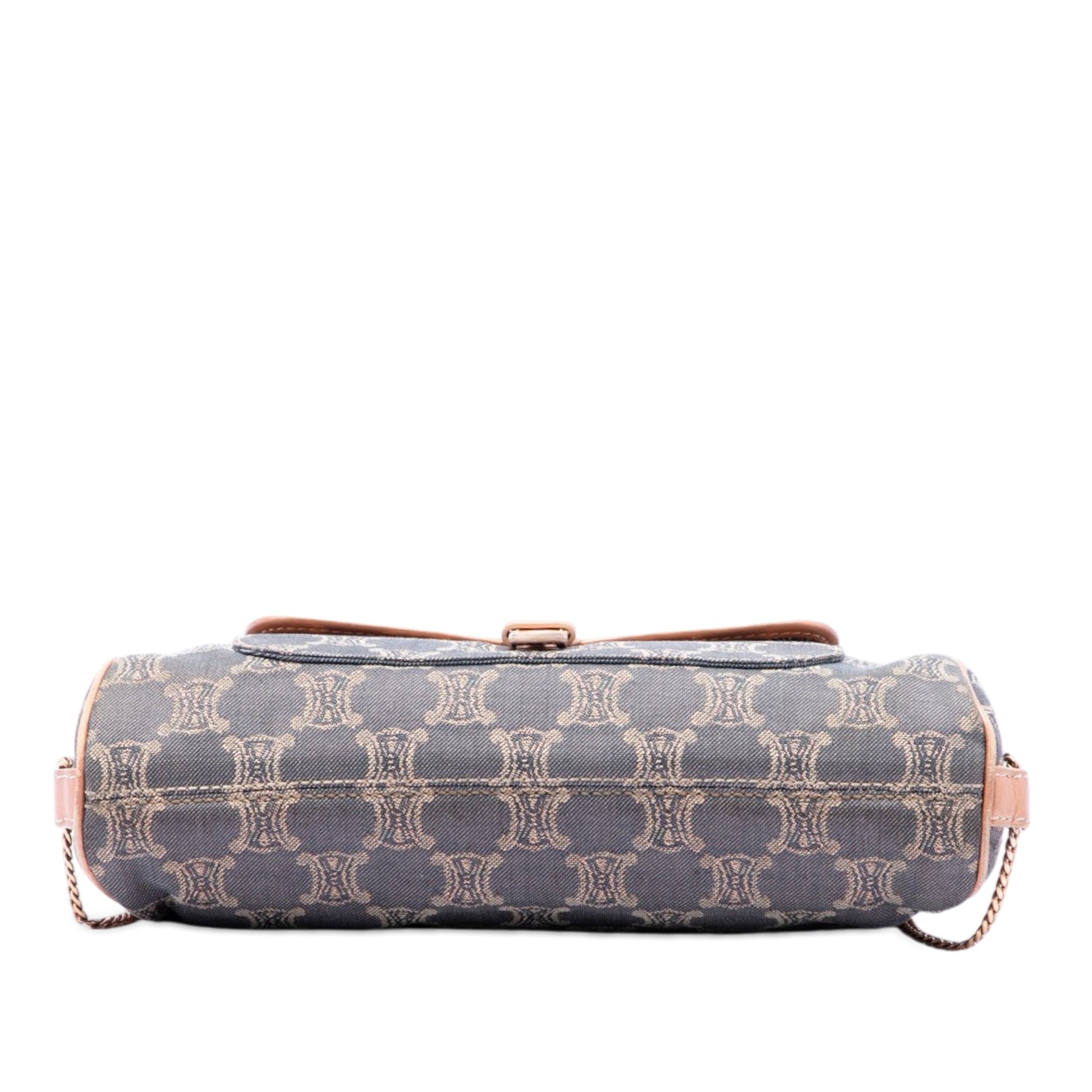 Celine Macadam Denim Handbag