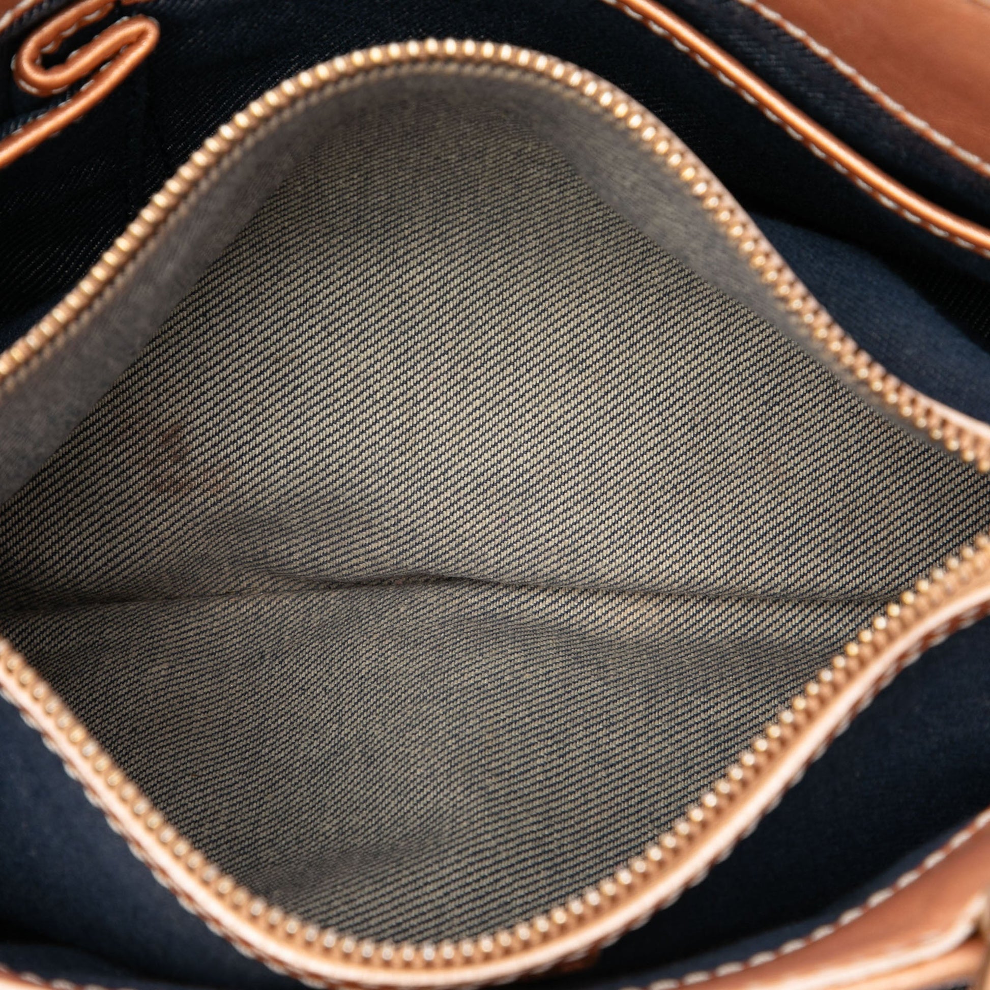 Celine Macadam Denim Handbag