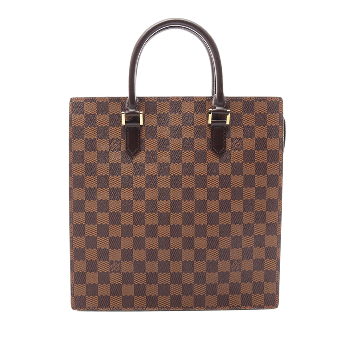 Louis Vuitton Damier Ebene Venice Sac Plat — Brown