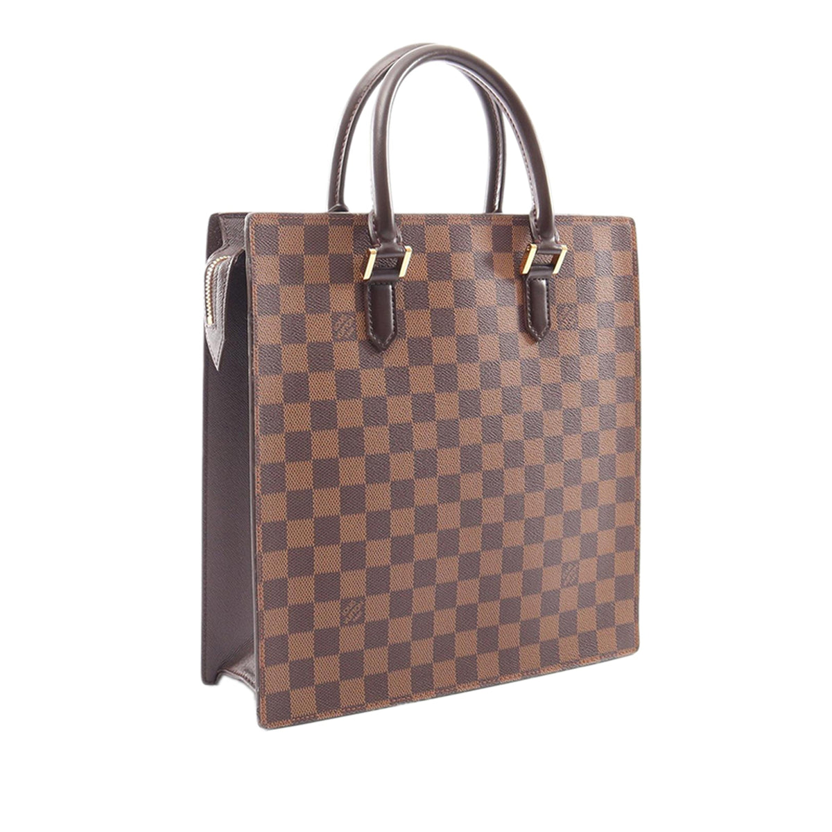 Louis Vuitton Damier Ebene Venice Sac Plat — Brown