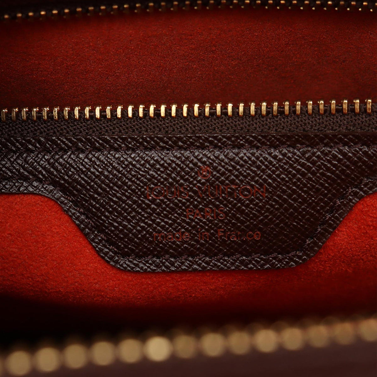 Louis Vuitton Damier Ebene Venice Sac Plat — Brown