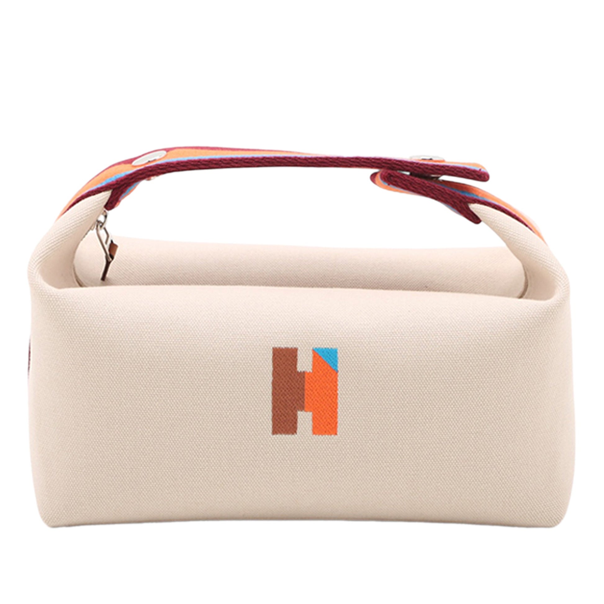 Hermès Small Toile Bride A Brac H Pavillon Case