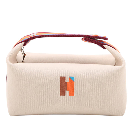 Hermès Small Toile Bride A Brac H Pavillon Case