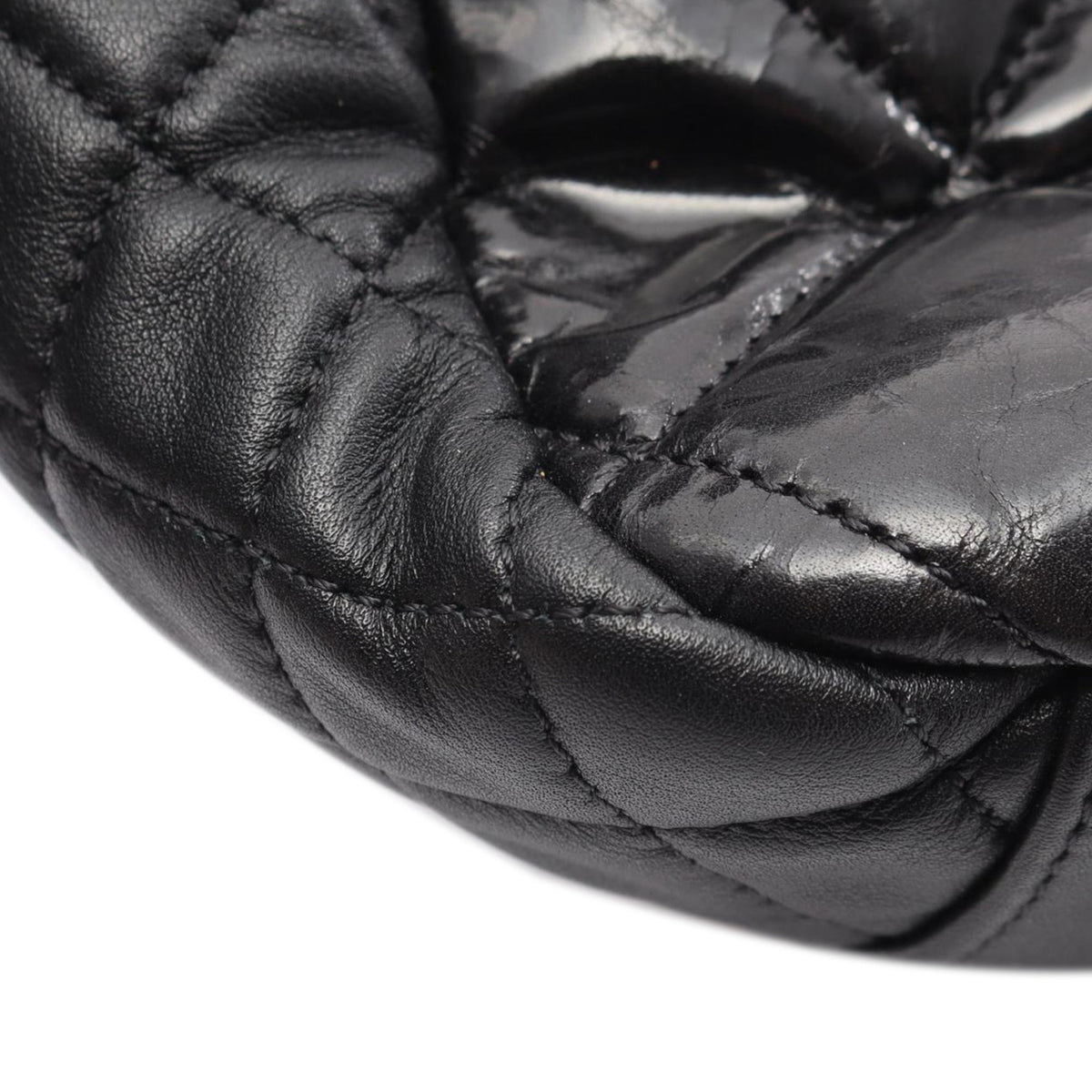 Chanel Quilted Aged Calfskin Reissue 2.55 Accordion Flap — Black