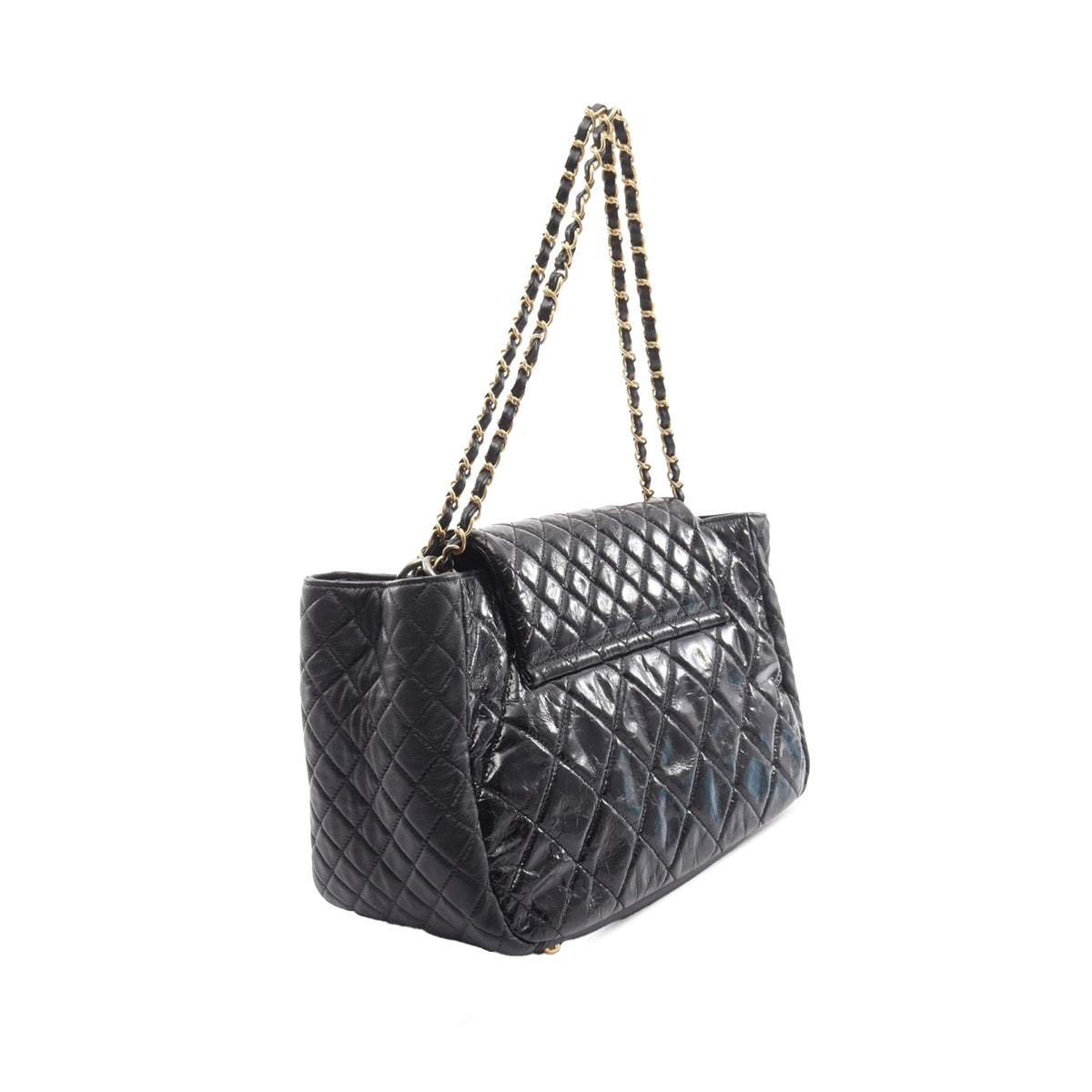 Chanel Quilted Aged Calfskin Reissue 2.55 Accordion Flap — Black