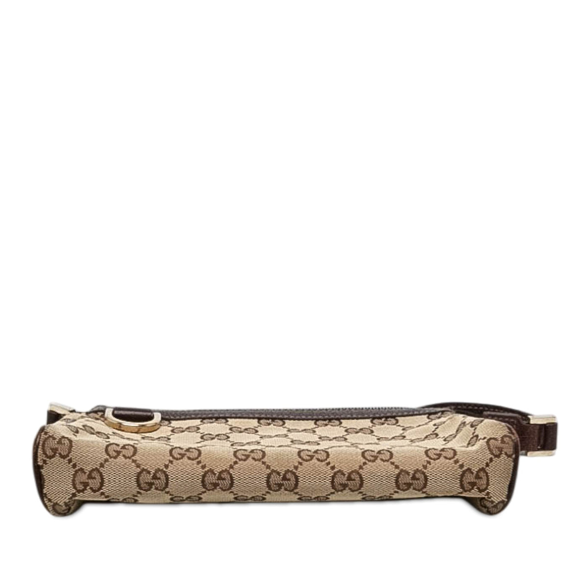 Gucci GG Canvas Abbey D Ring Pochette — Beige