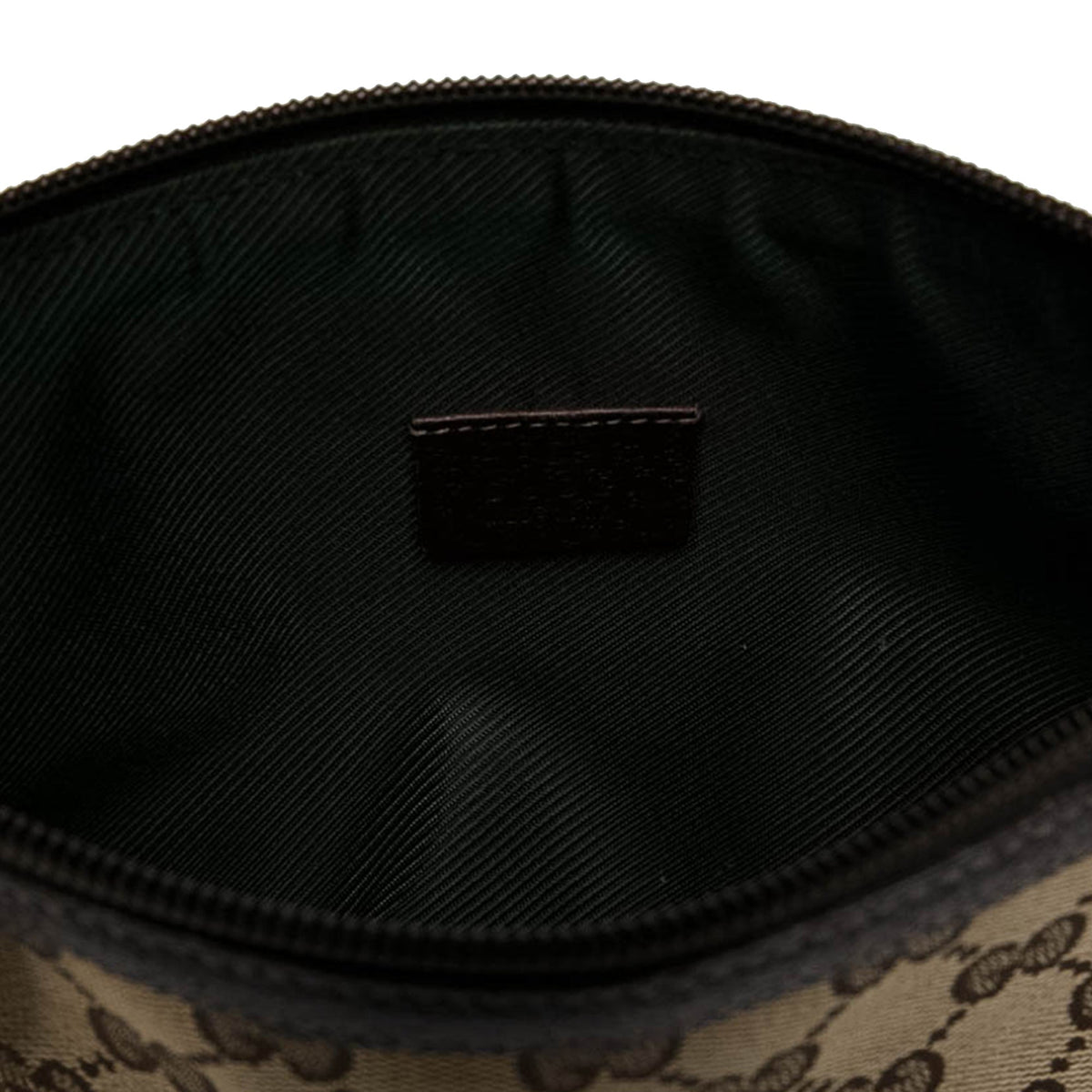 Gucci GG Canvas Abbey D Ring Pochette — Beige