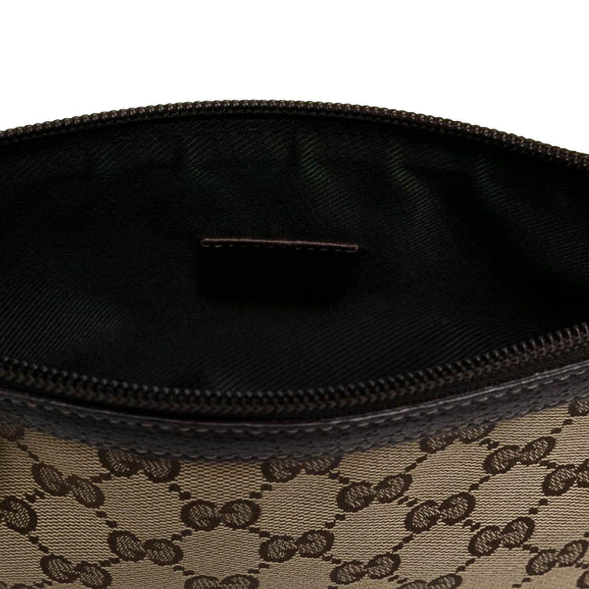 Gucci GG Canvas Abbey D Ring Pochette — Beige