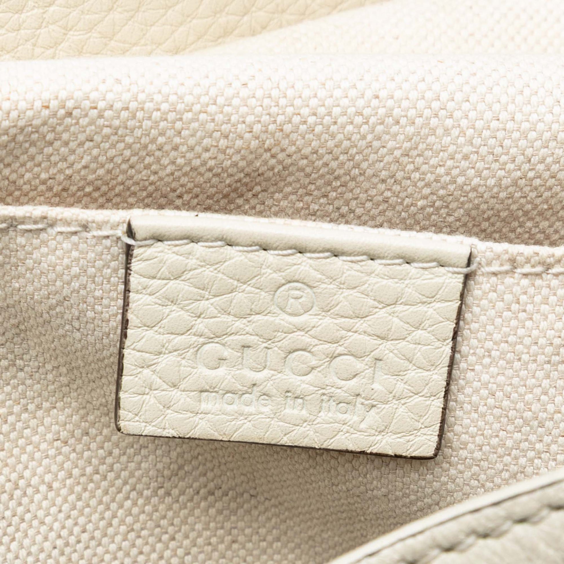 Gucci Leather Bamboo Tassel Backpack
