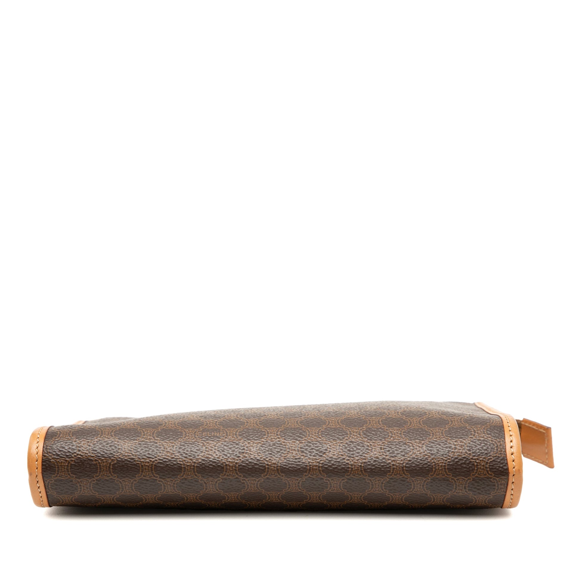 Celine Macadam Coated Canvas Clutch