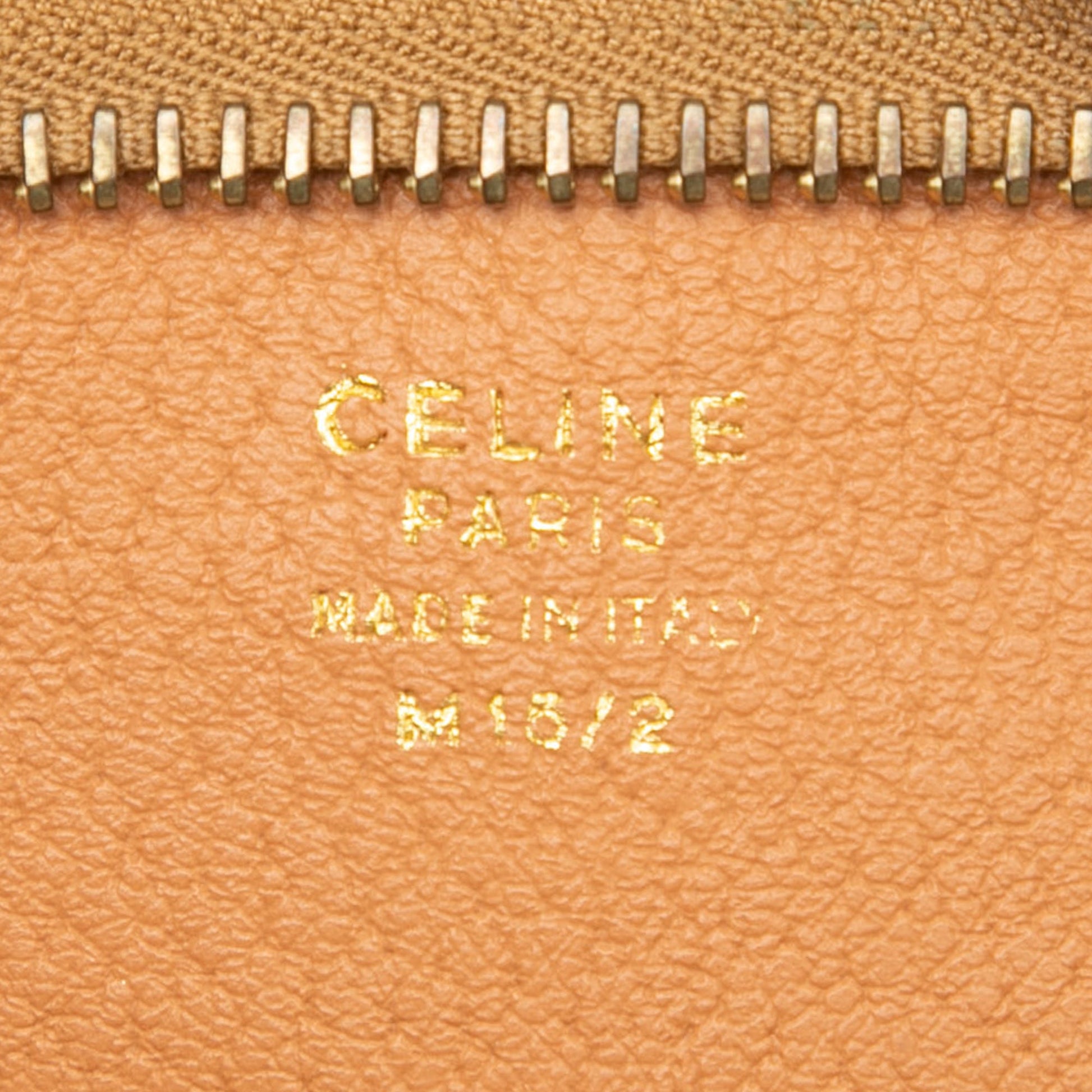 Celine Macadam Coated Canvas Clutch
