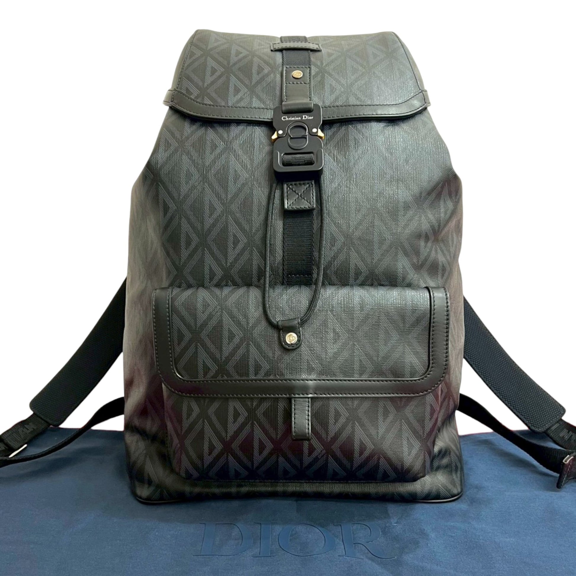 Dior CD Diamond Coated Canvas Hit the Road Backpack