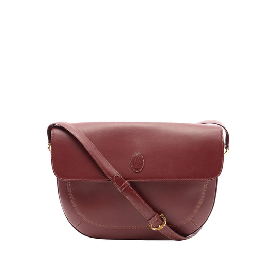 Cartier Leather Must De Cartier Crossbody