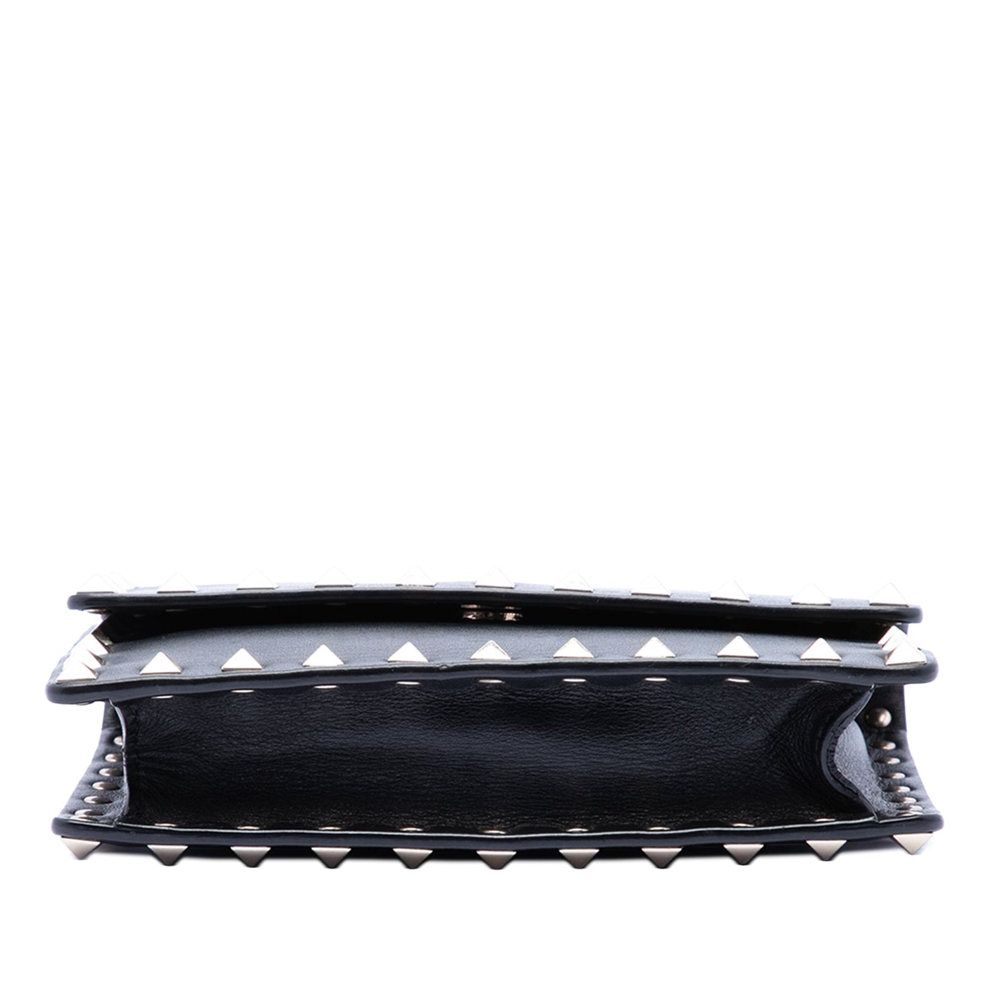 Valentino Leather Rockstud Clutch on Chain