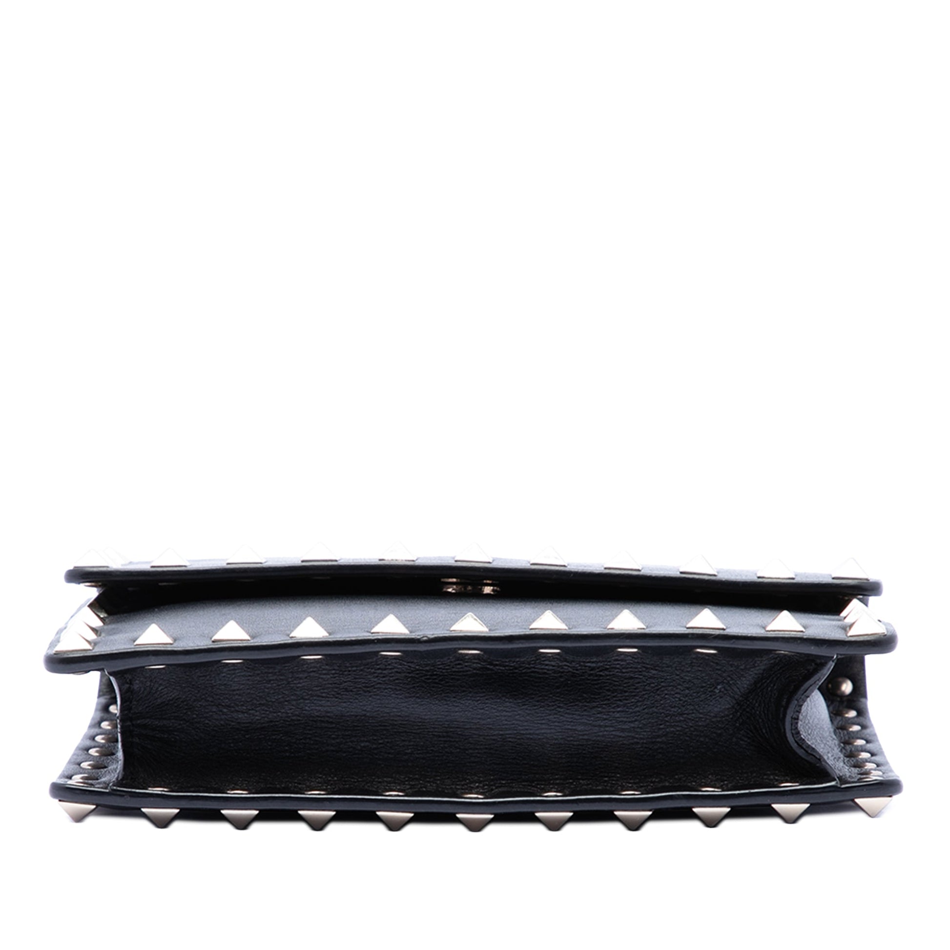 Valentino Leather Rockstud Clutch on Chain