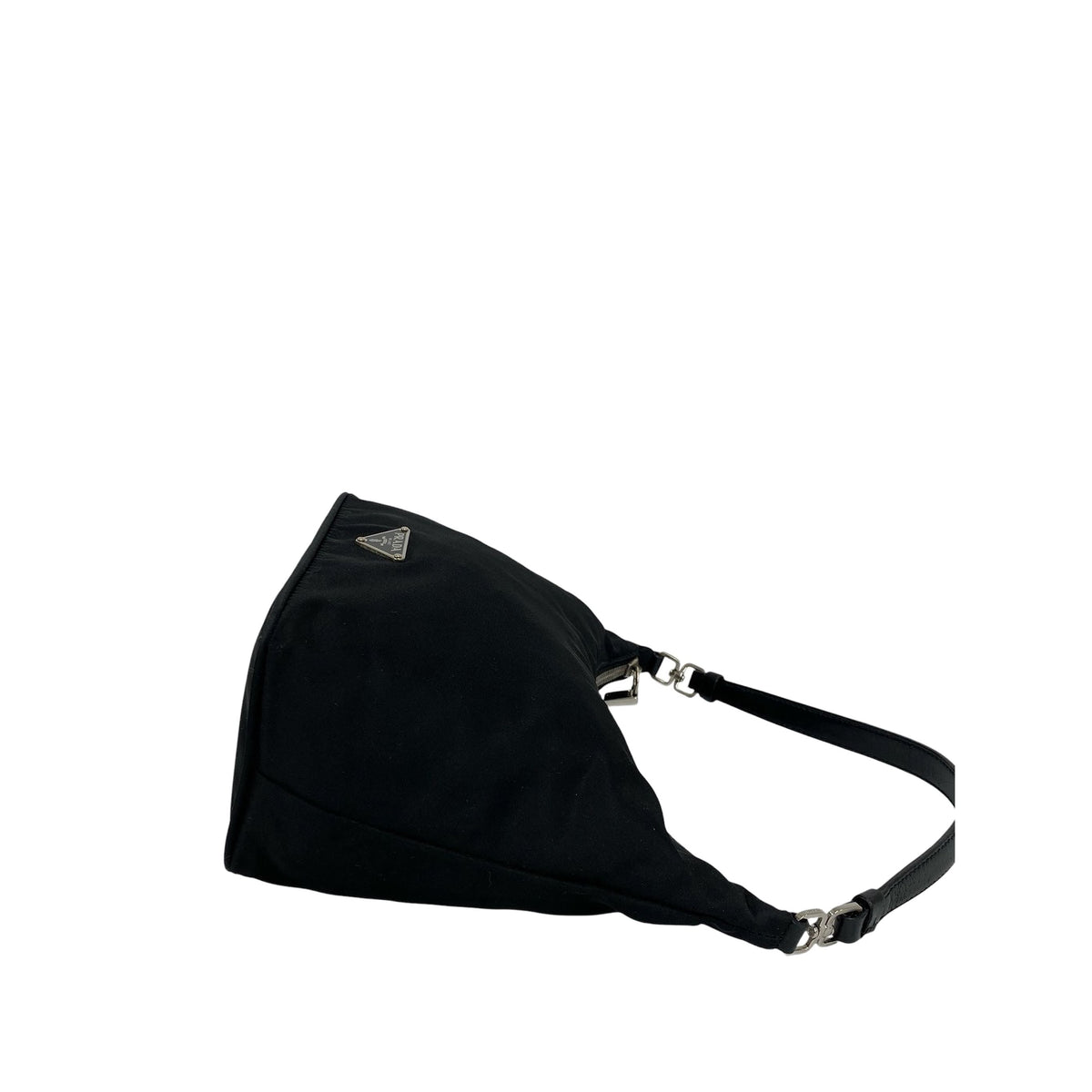 Prada Tessuto Sirio Shoulder Bag — Black