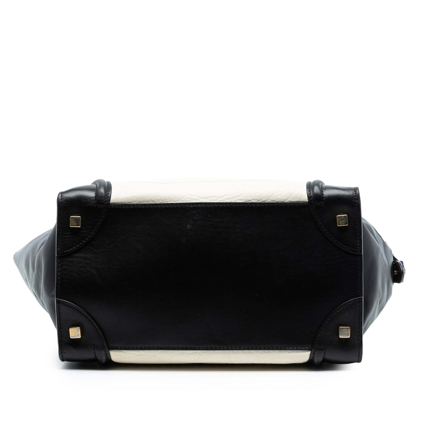 Celine Mini Bicolor Calfskin Luggage Tote