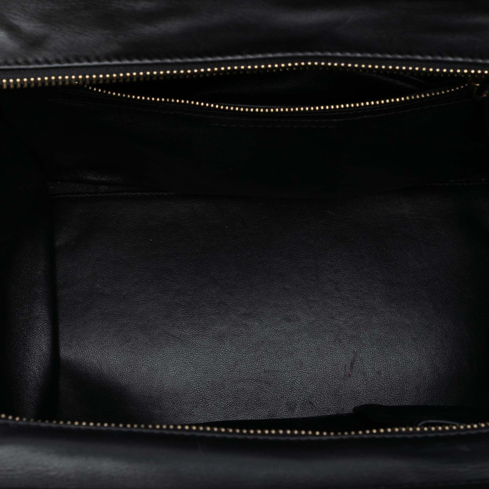 Celine Mini Bicolor Calfskin Luggage Tote