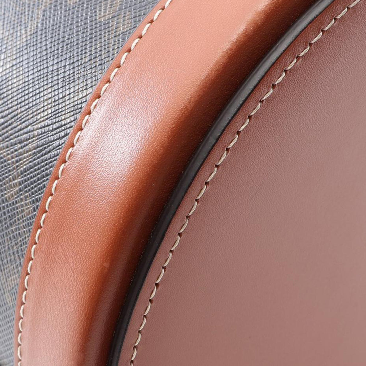 Celine Medium Triomphe Coated Canvas Tambour Crossbody
