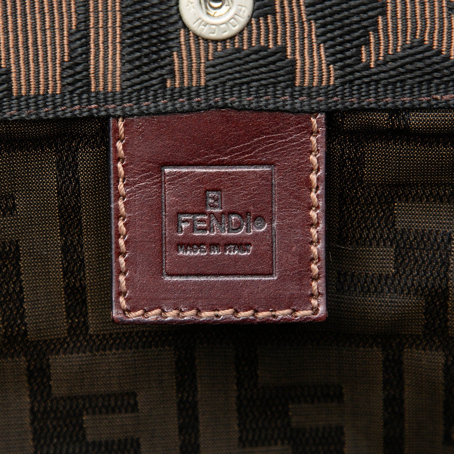 Fendi Zucca Canvas Shopping Tote