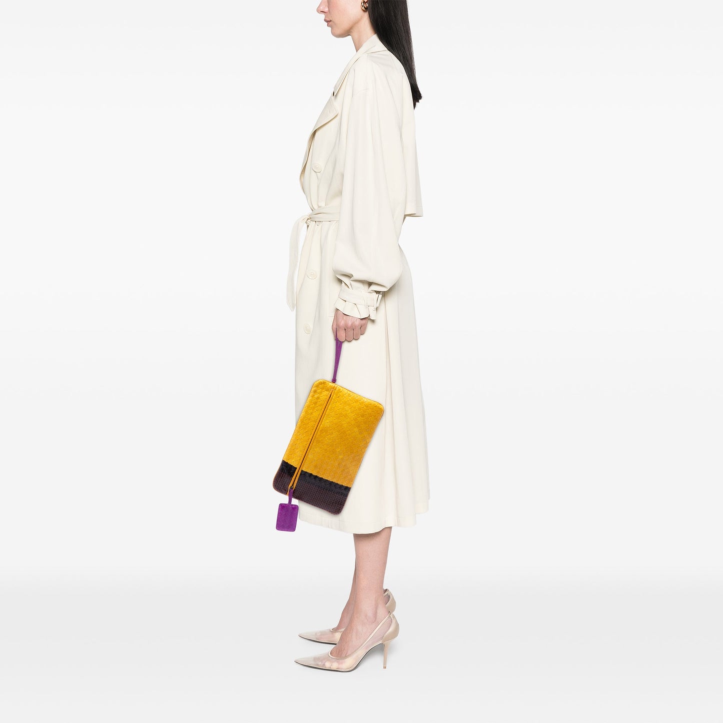 Bottega Veneta Multicolor Nappa Intrecciato Clutch