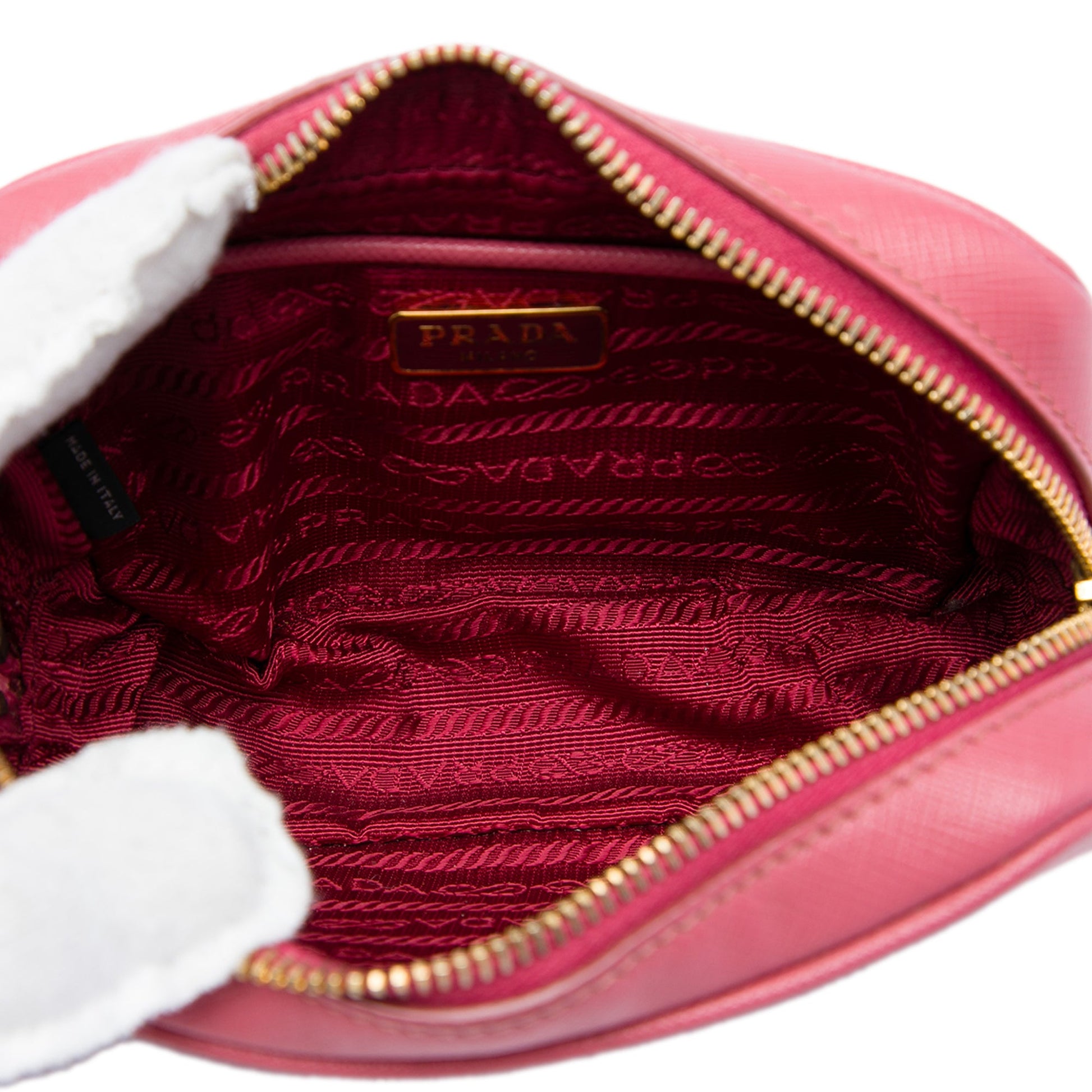 Prada Mini Saffiano Lux Camera Bag