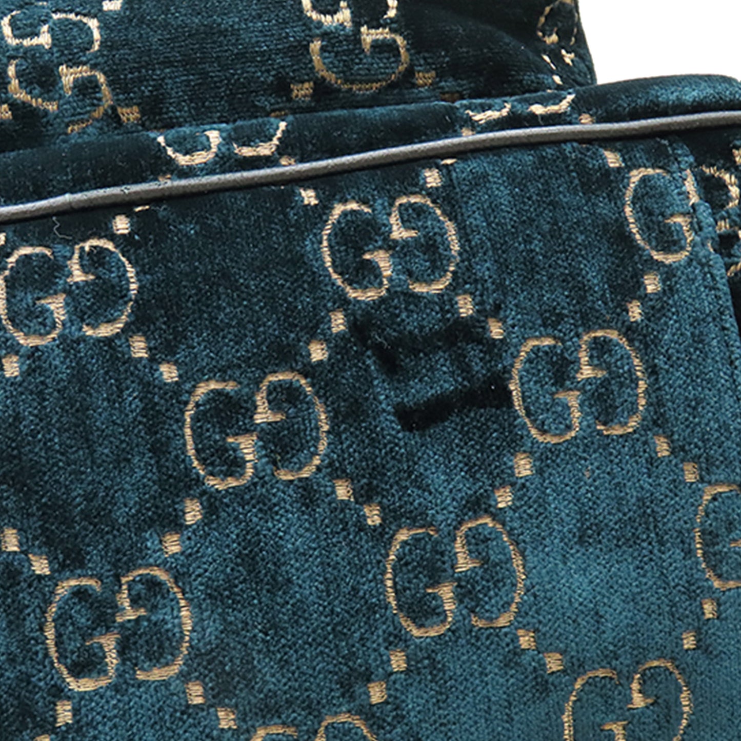 Gucci GG Velvet Double Buckle Backpack
