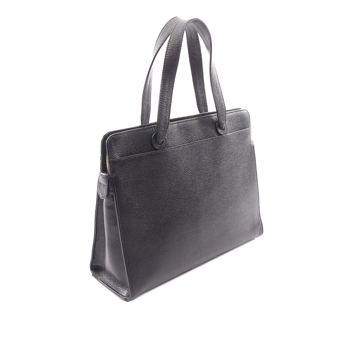 Chanel Caviar Logo Tote