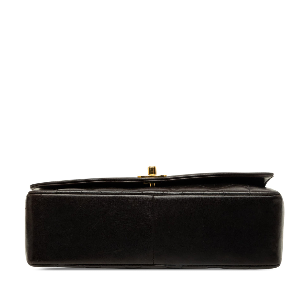 Chanel Medium Lambskin Diana Flap — Black