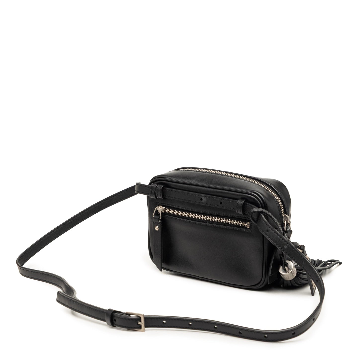Saint Laurent Chevron Calfskin Monogram Tassel Lou Belt Bag
