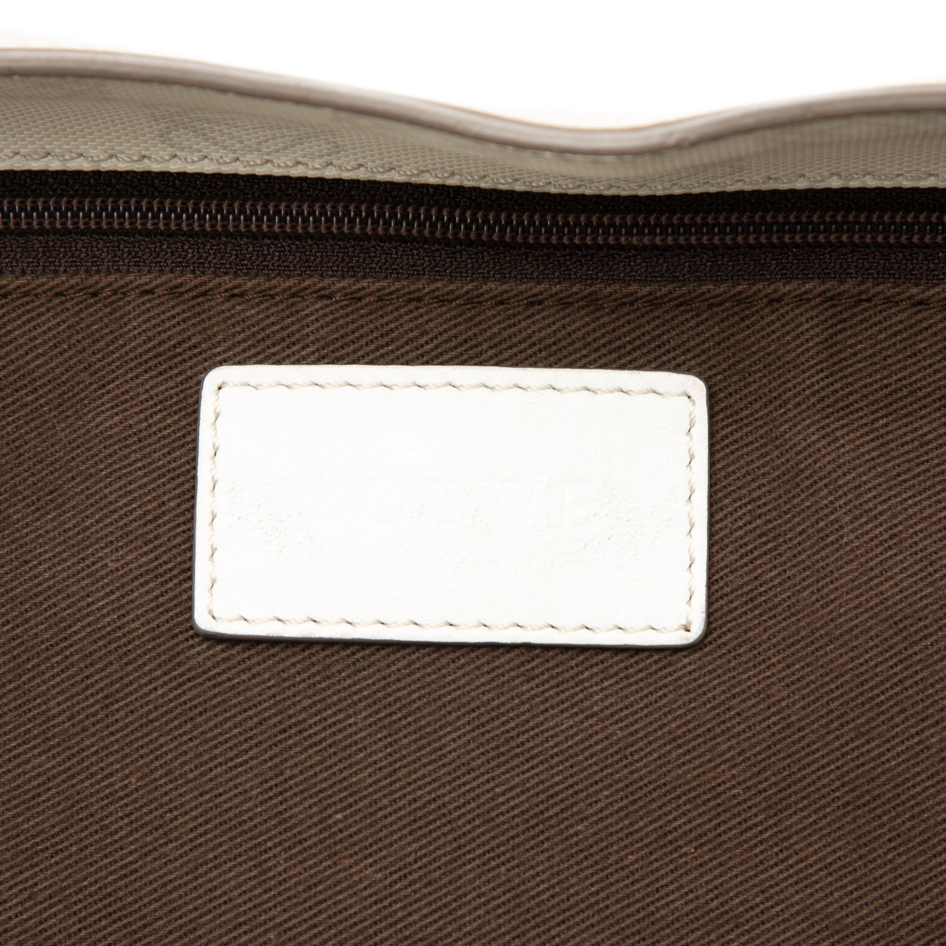 LOEWE Anagram Perforated Coated Canvas Tote