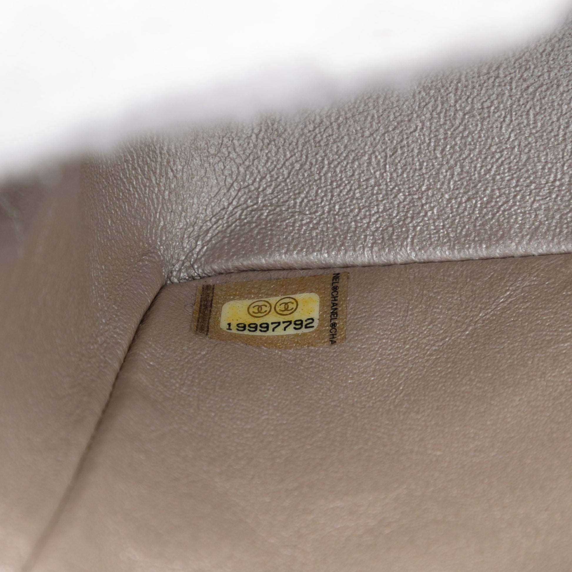 Chanel Mini Square Classic Metallic Lambskin Single Flap