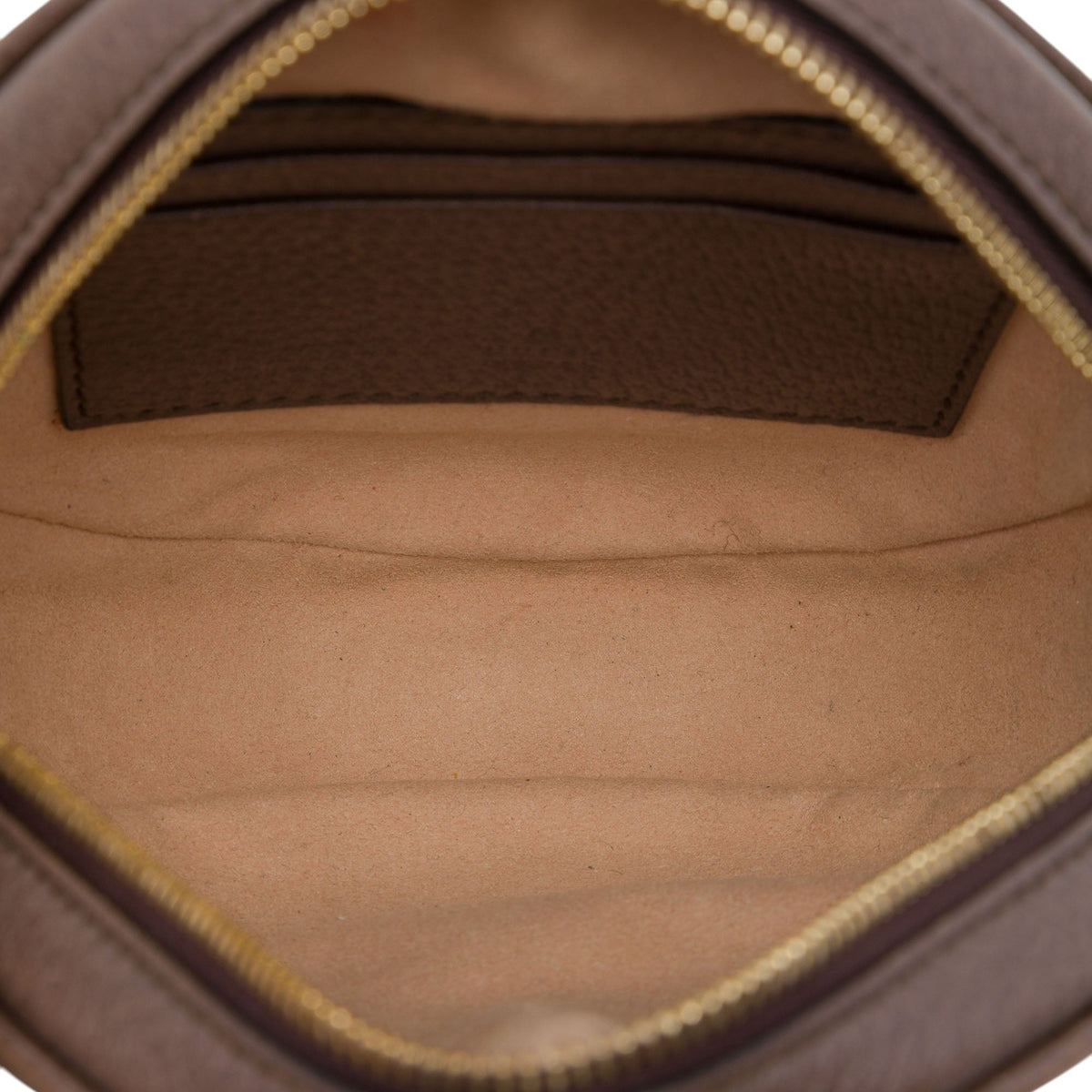 Gucci Mini GG Supreme Web Ophidia Round Backpack — Beige