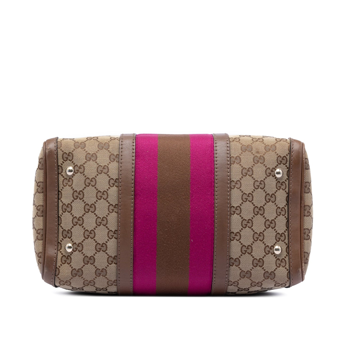 Gucci Medium GG Canvas Web Joy Boston Bag