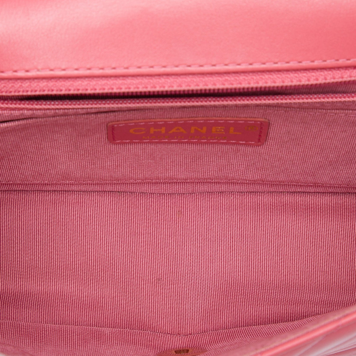 Chanel Mini Chevron Calfskin Statement Flap