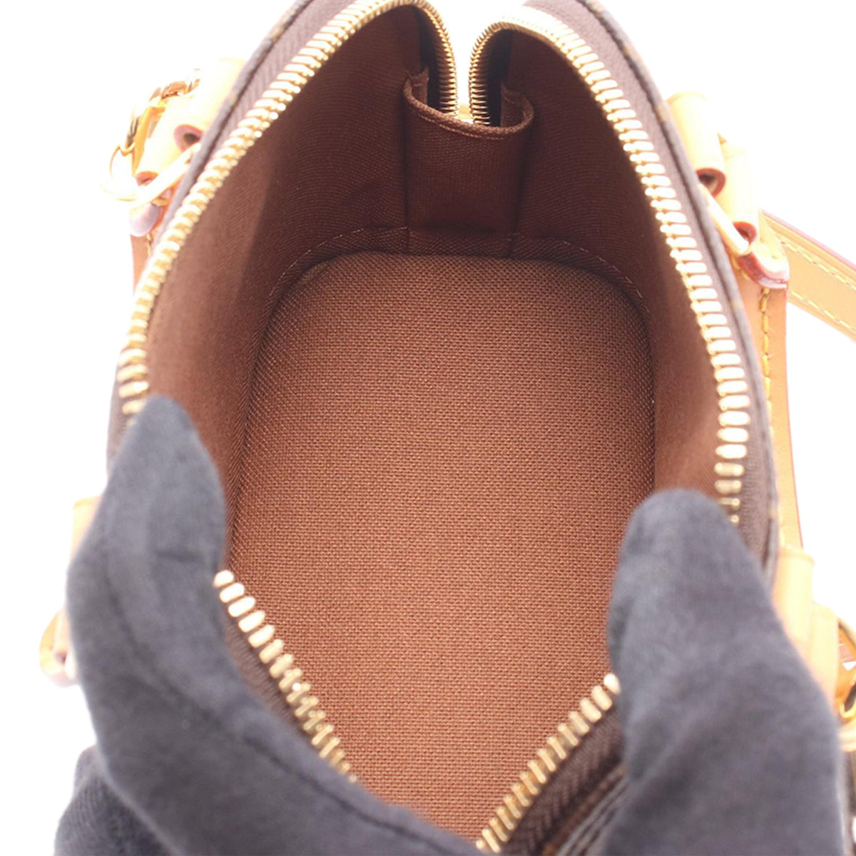 Louis Vuitton Monogram Nano Alma — Brown