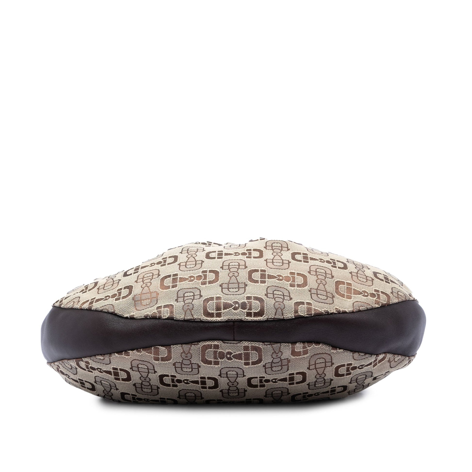 Gucci Horsebit Canvas Hobo