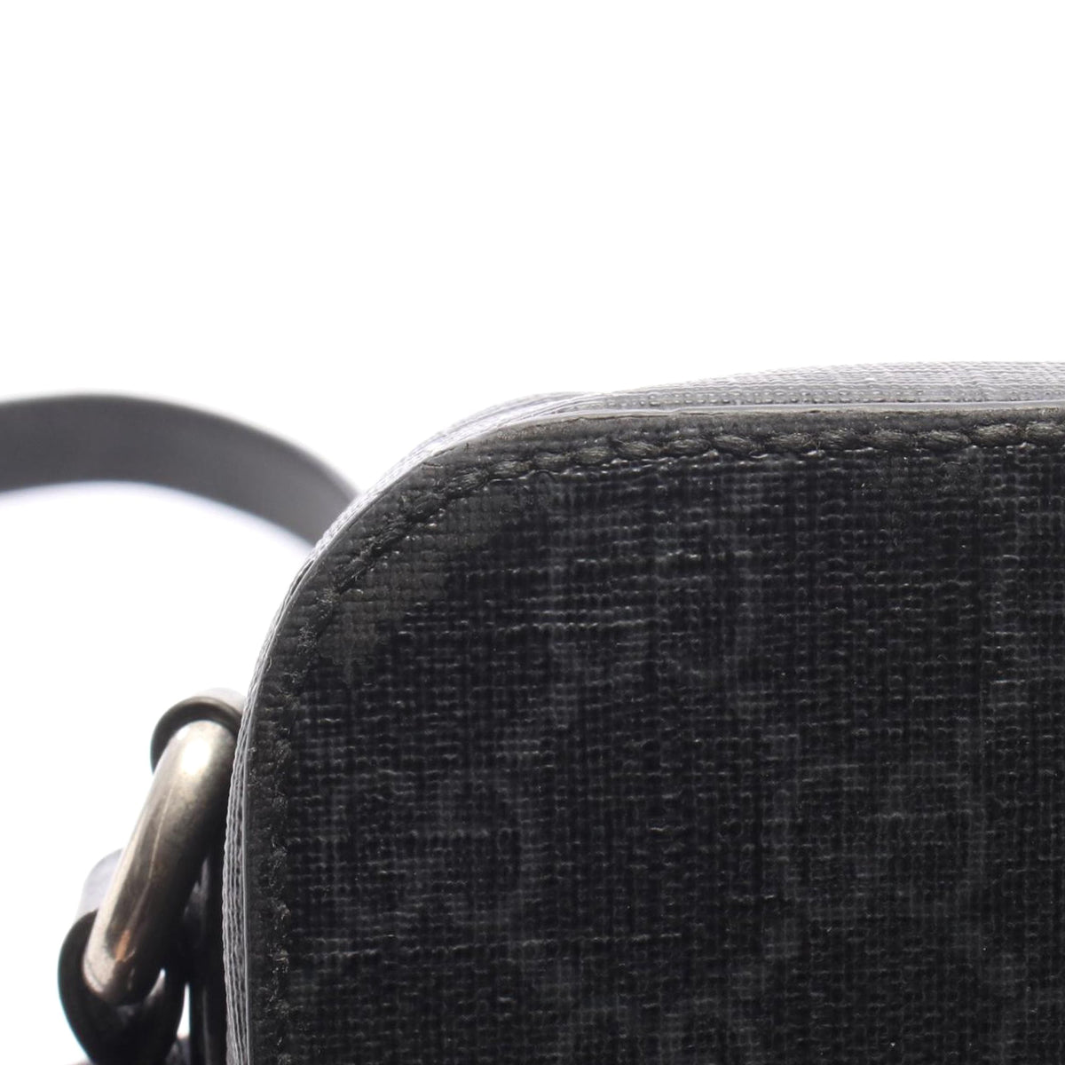 Gucci GG Supreme Interlocking G Crossbody — Black