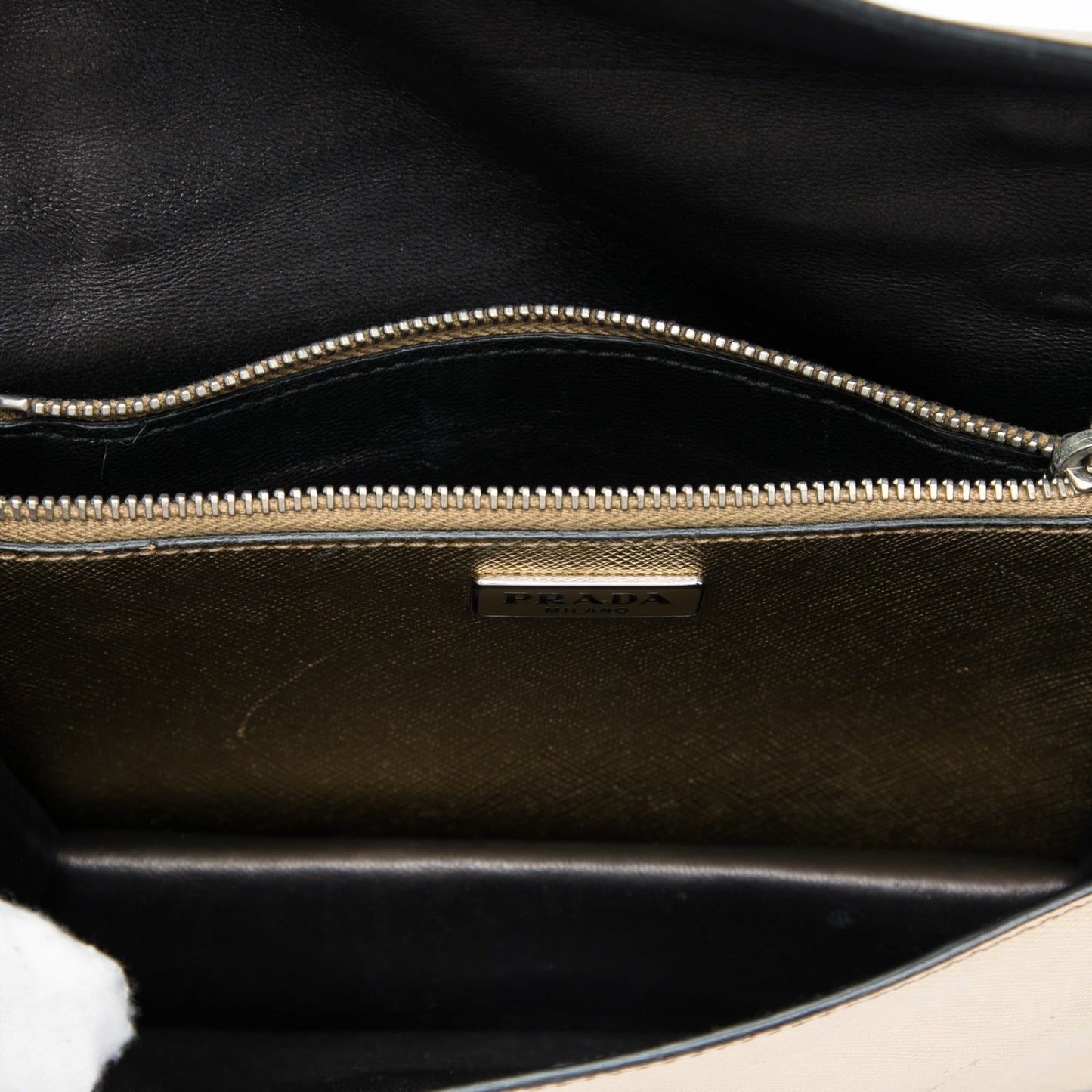 Prada Saffiano Sound Lock Satchel