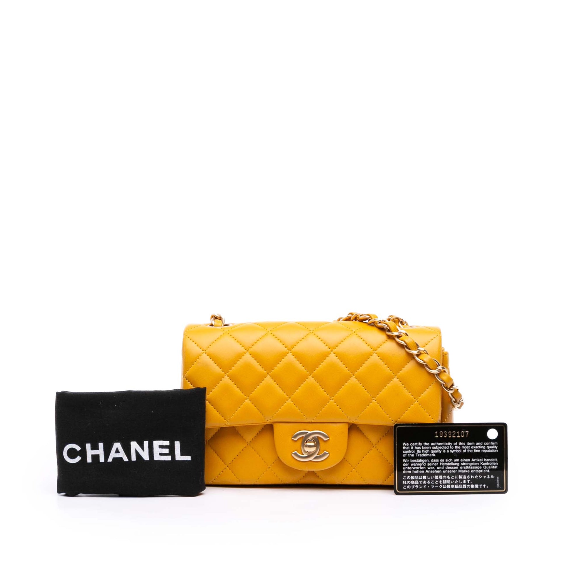 Chanel Mini Rectangular Classic Lambskin Single Flap