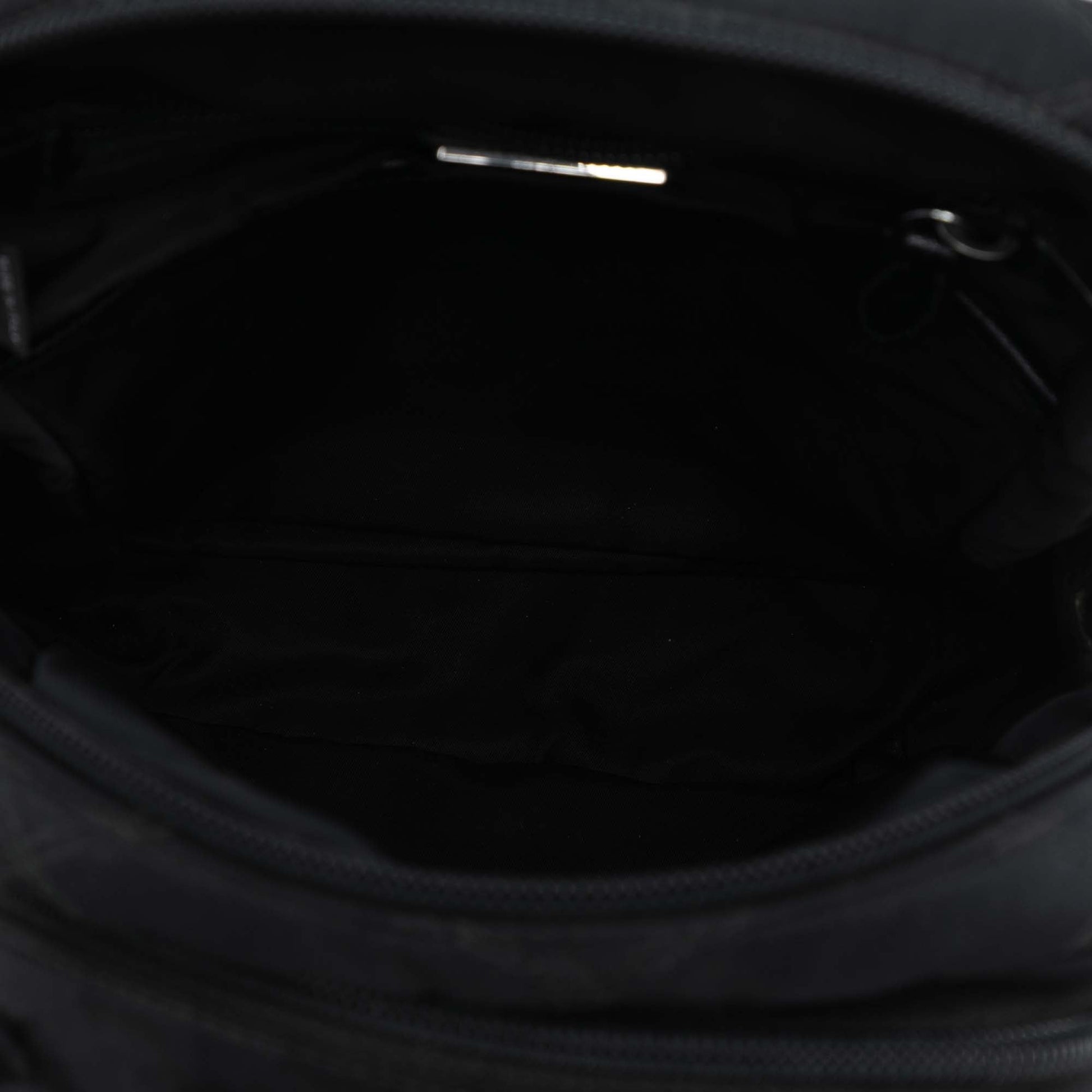 Prada Saffiano Trimmed Impuntu Tessuto Backpack