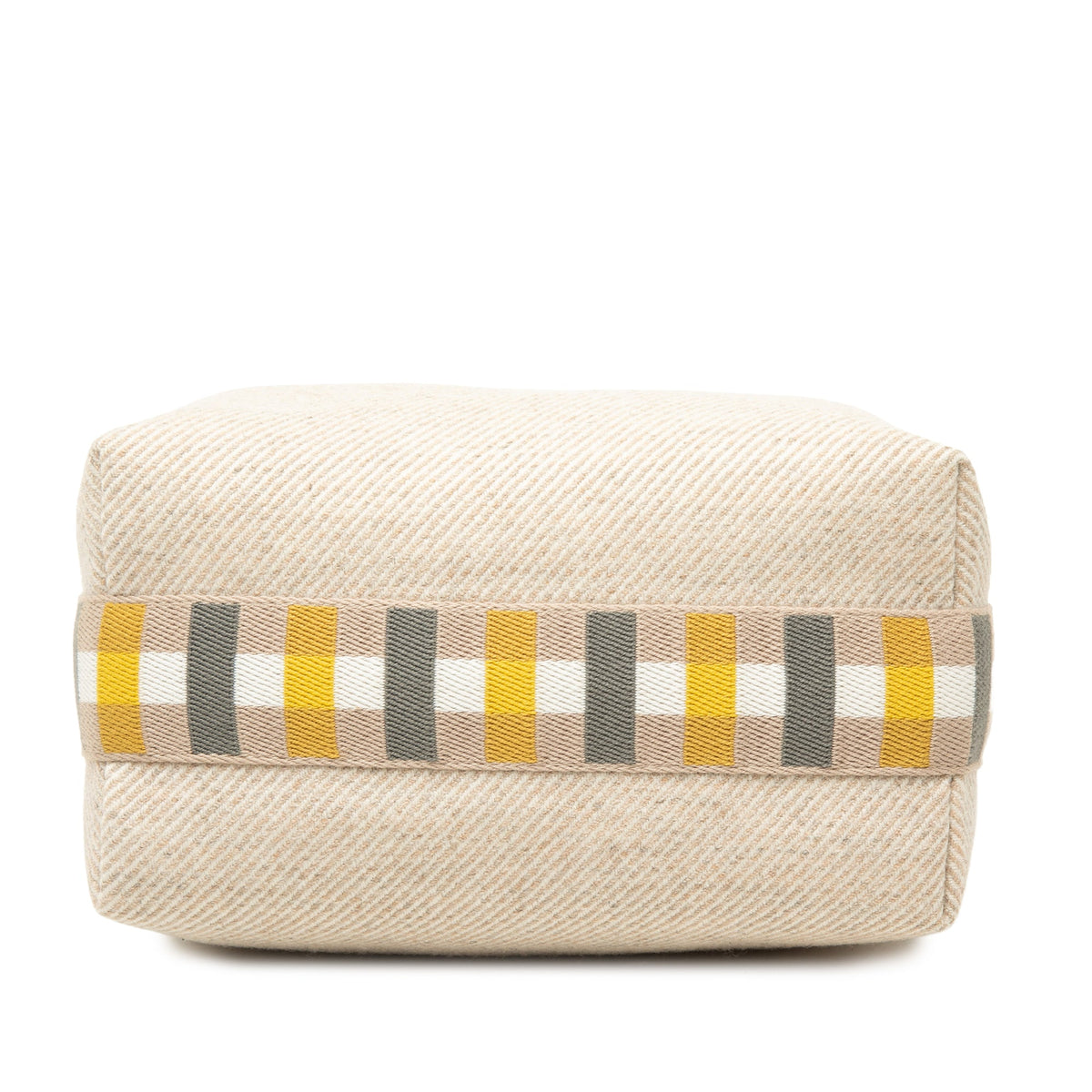Hermès Small Wool Bride A Brac Au Carre Case — Beige