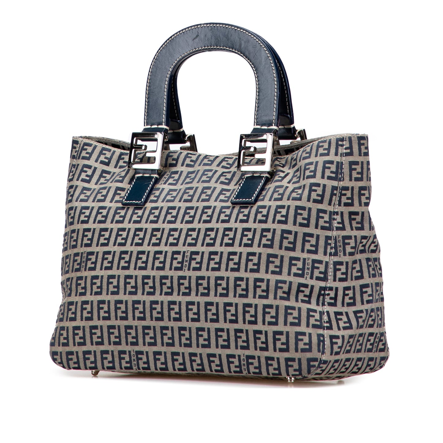 Fendi Small Zucchino Canvas Twins Tote