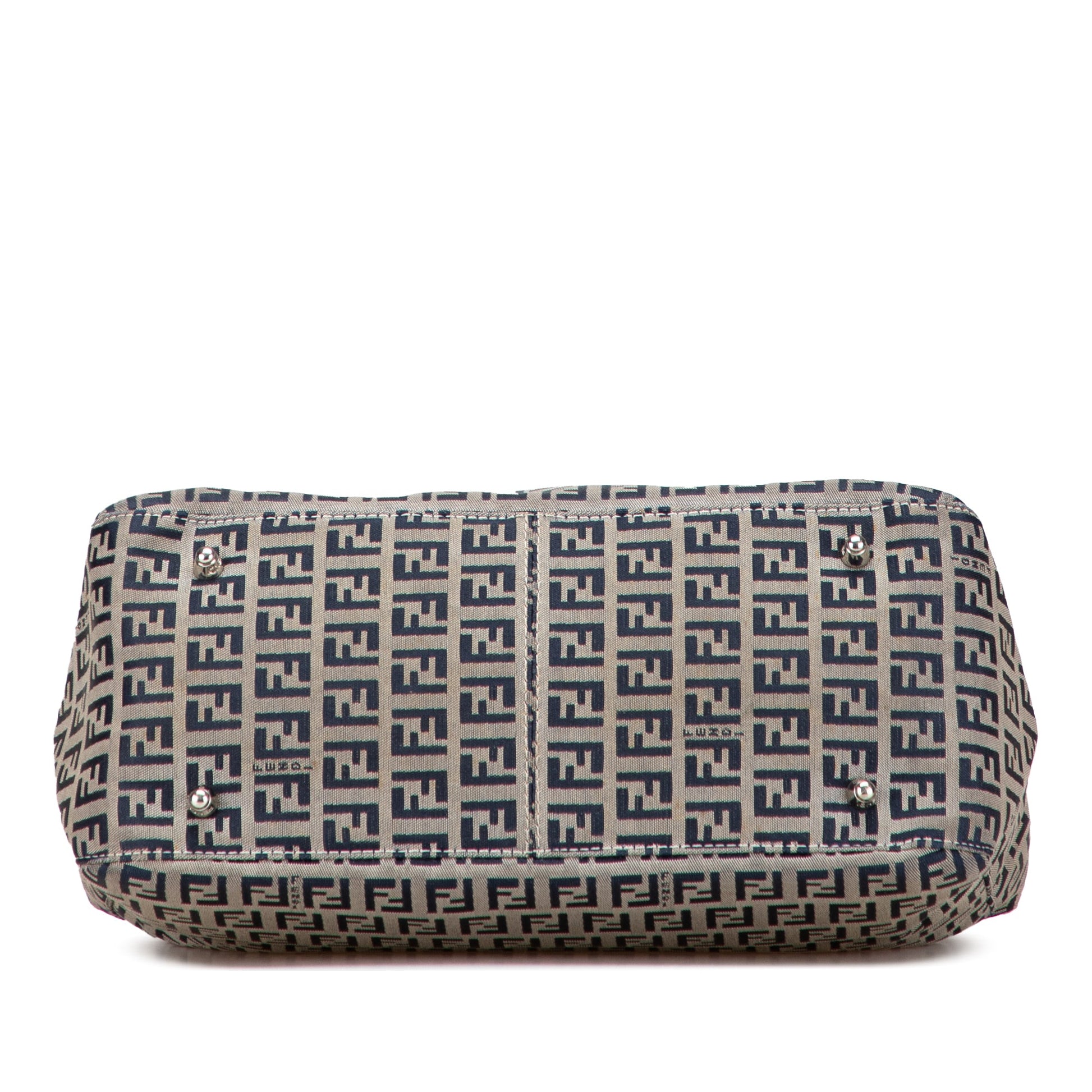 Fendi Small Zucchino Canvas Twins Tote