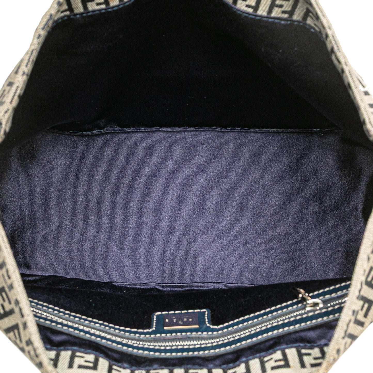 Fendi Small Zucchino Canvas Twins Tote