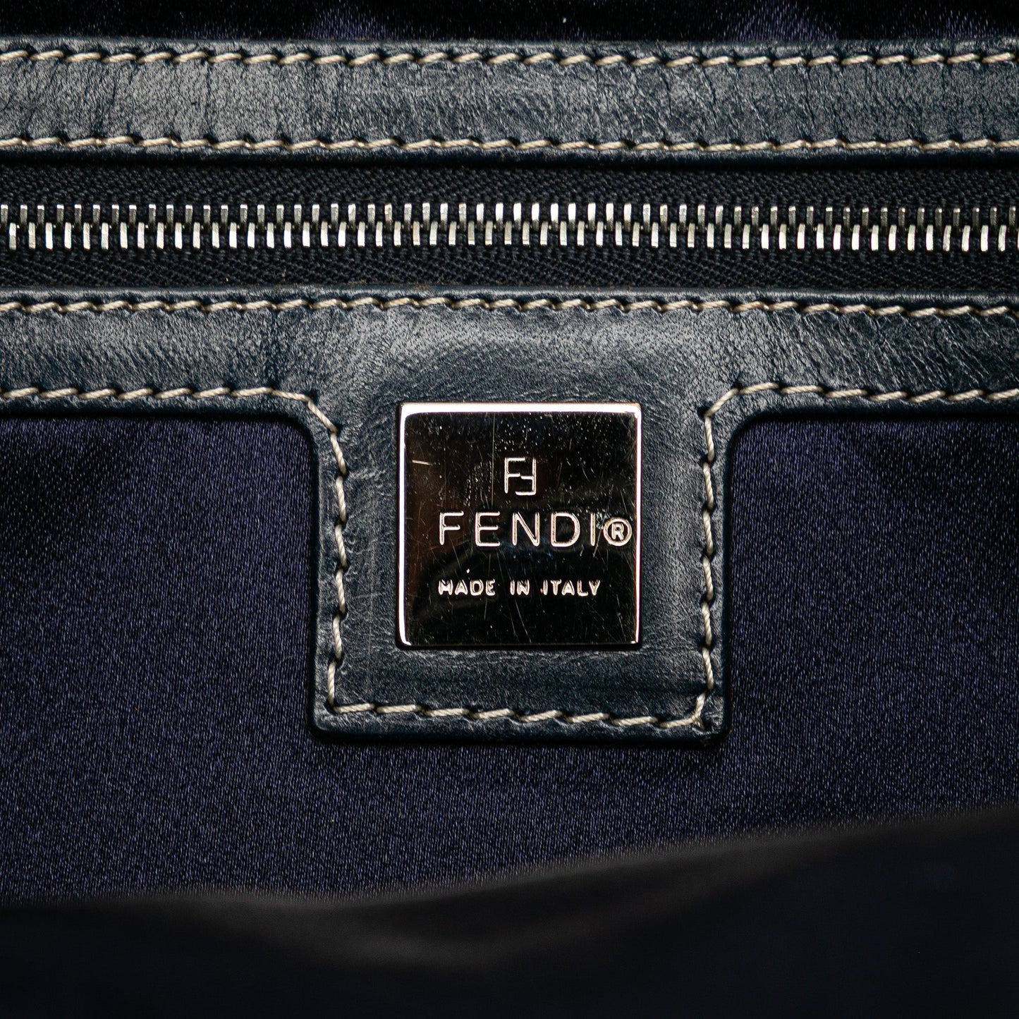 Fendi Small Zucchino Canvas Twins Tote