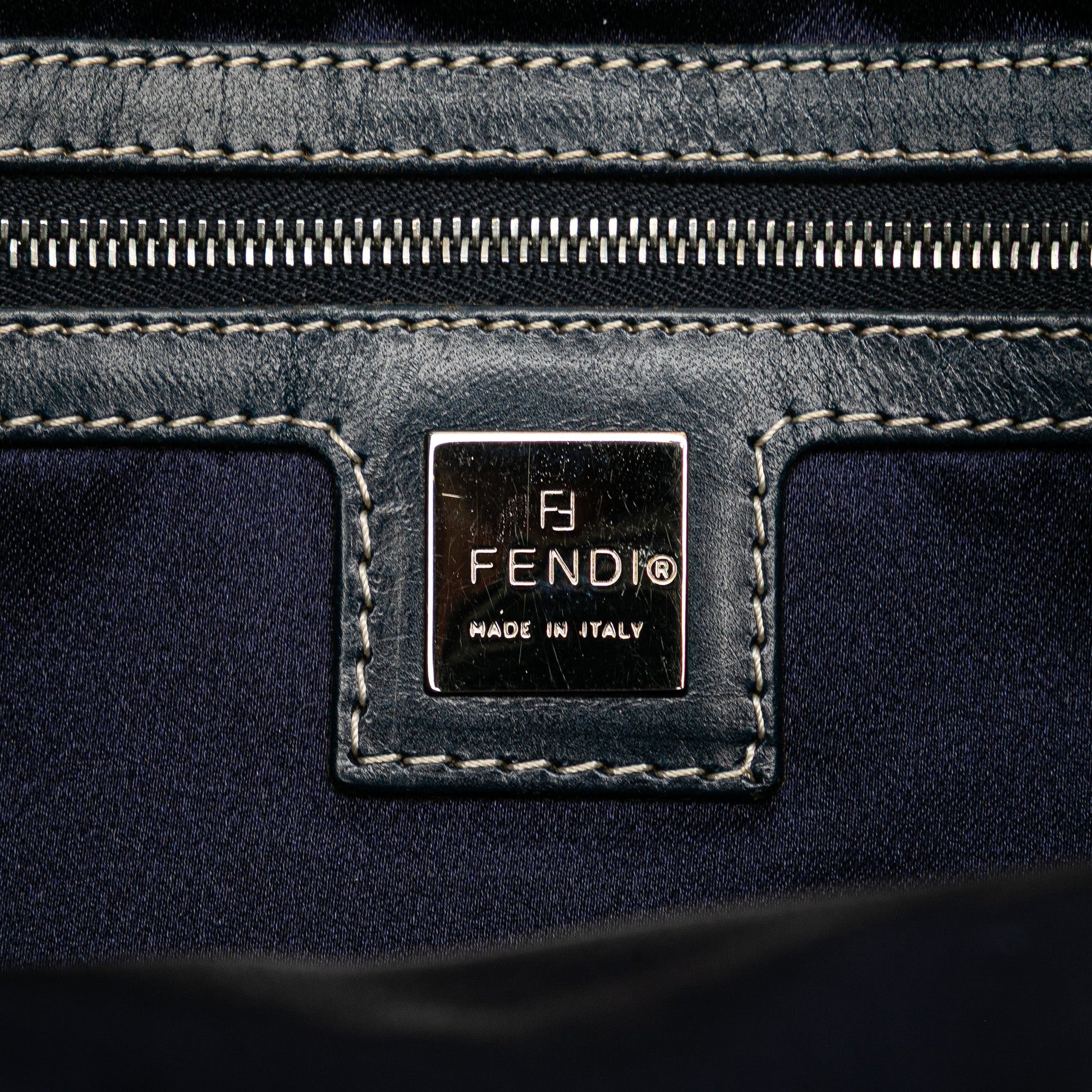 Fendi Small Zucchino Canvas Twins Tote
