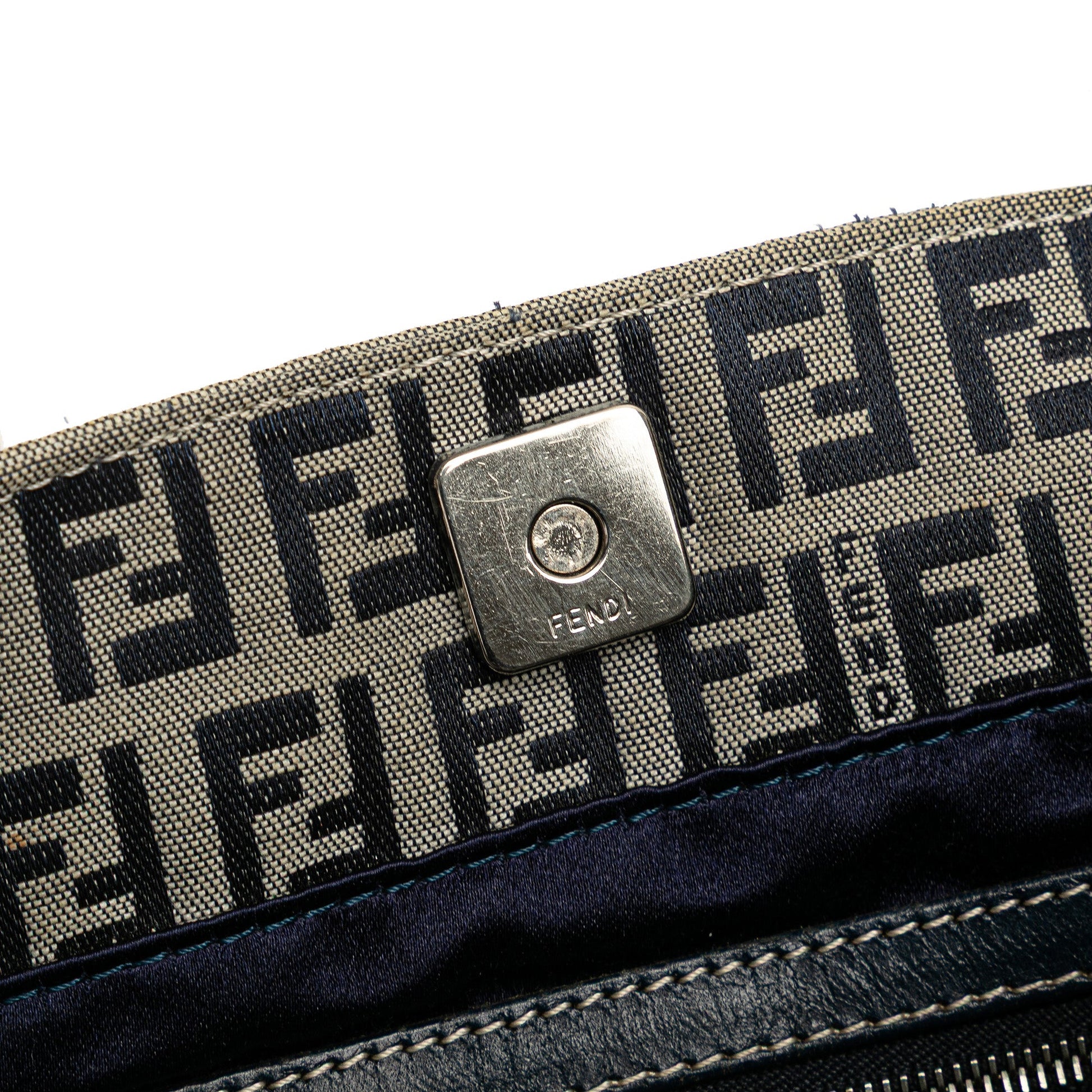 Fendi Small Zucchino Canvas Twins Tote