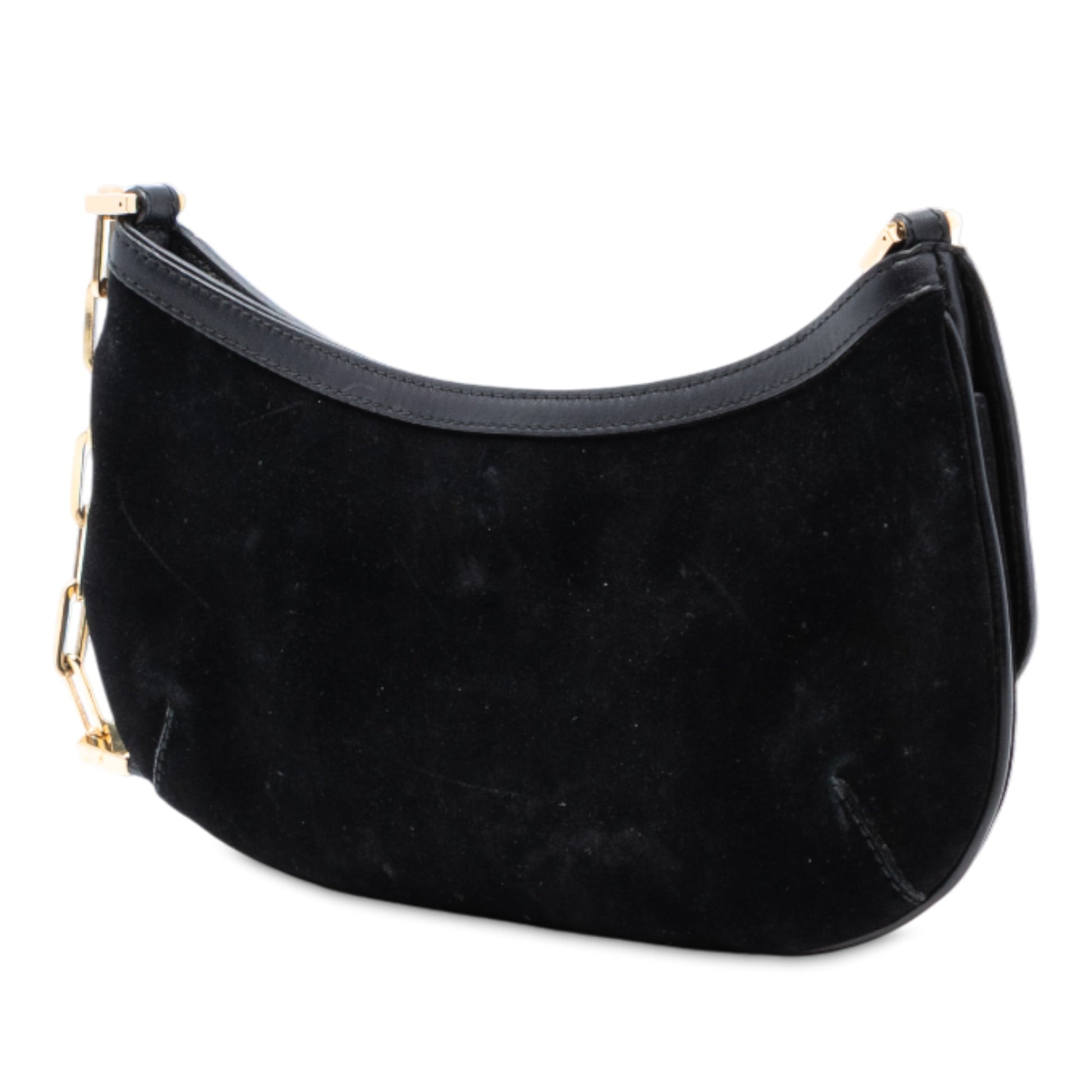 Gucci Suede Tiger Head Crossbody