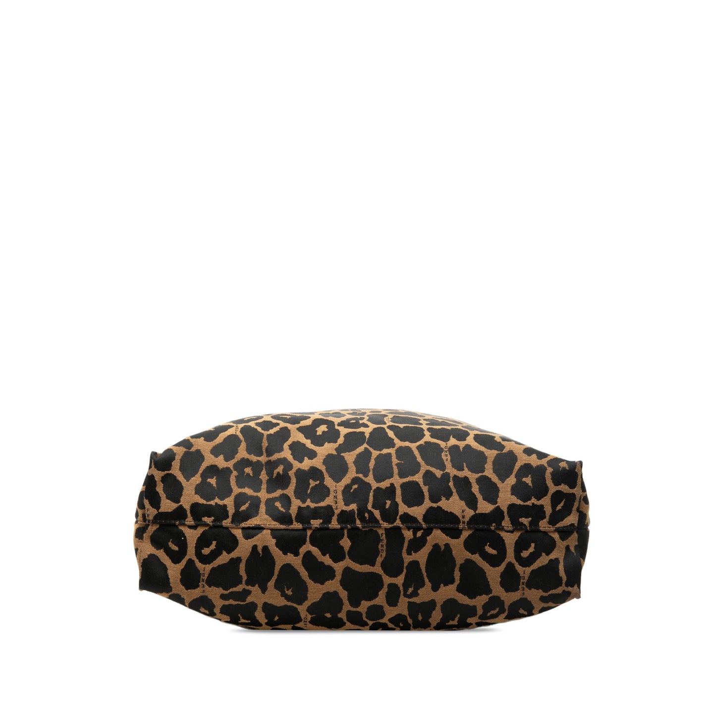 Fendi Leopard Print Canvas Tote